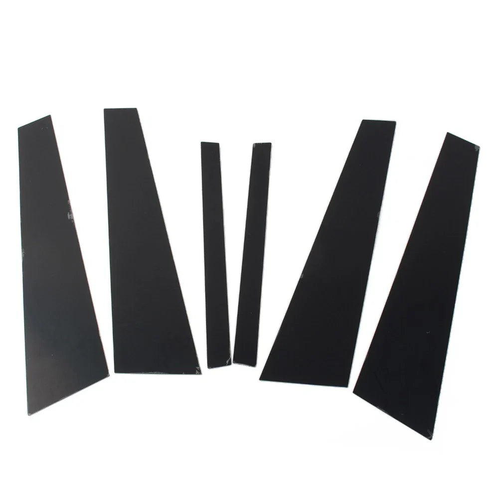 6 x Car Window Pillar Post Door Trim Covers for BMW 7 Series (2009-2015)