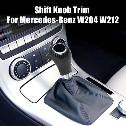Black Gear Shift Knob Panel Cover for Mercedes-Benz A-Class (2004-2011)