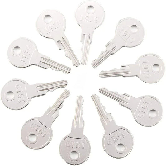 10 Pcs Golf Keys for EZGO RXV TXT Medalist Marathon (1982 - Present)
