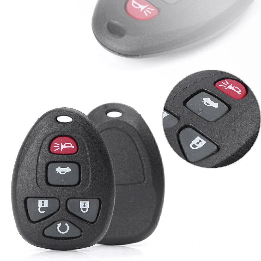 5-Button Remote Key Fob Shell Case for Buick Lucerne (2006-2012)