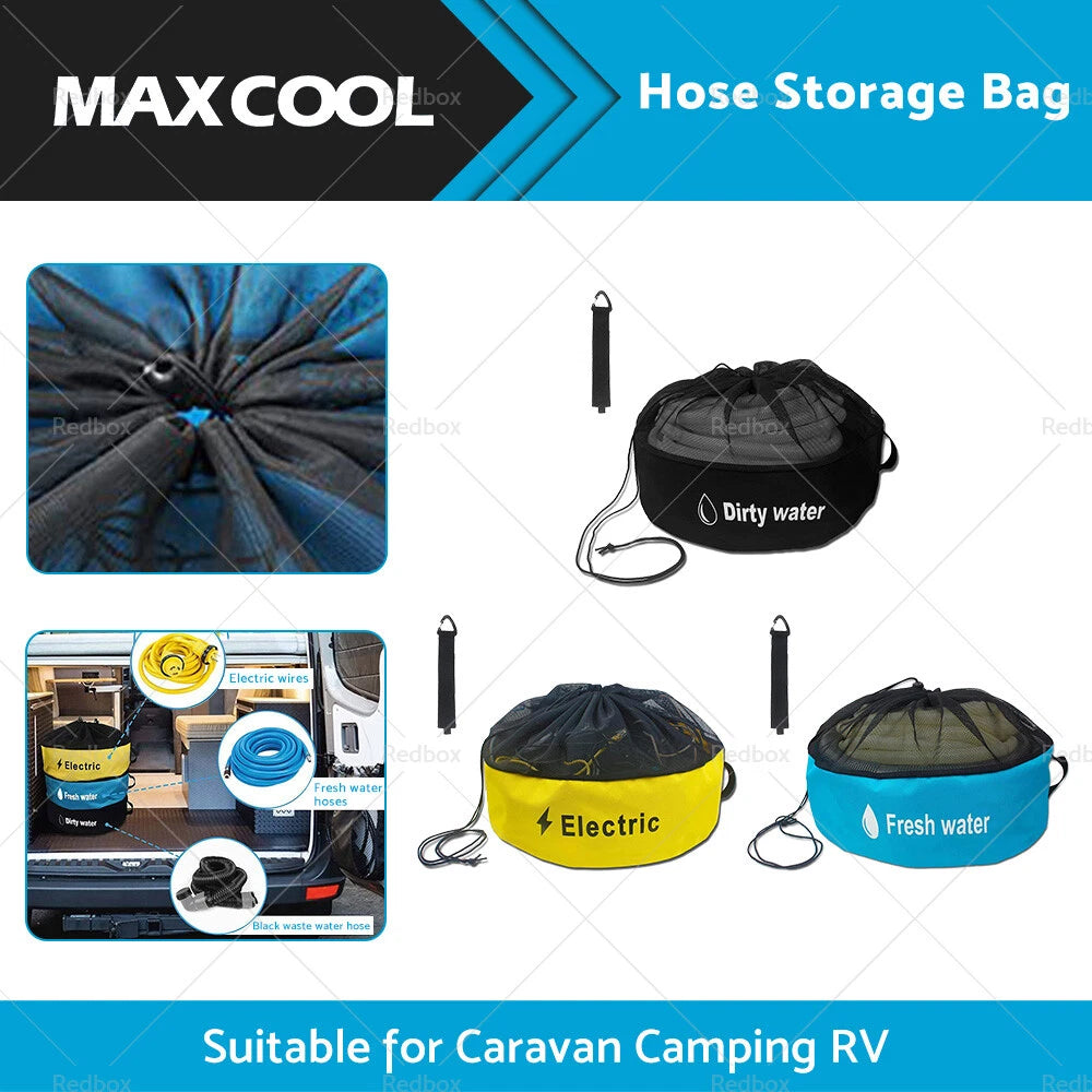 Cable Organizer Storage Bag for Caravan Camping RV