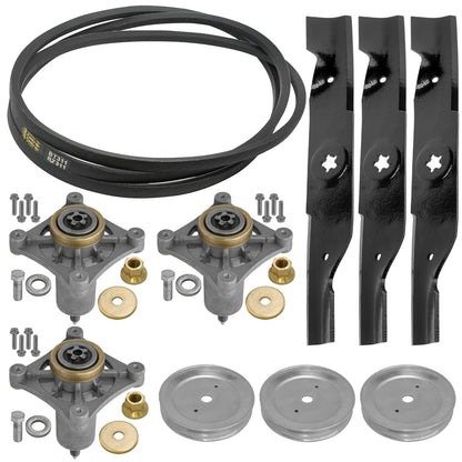 Deck Spindle Pulley Blade Kit for Husqvarna LGTH22V48 (2012–2014)