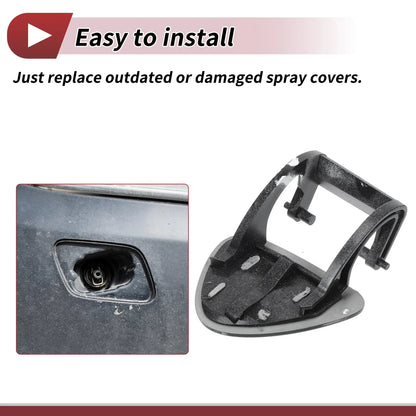 Front Right Washer Nozzle Cover for Mercedes-Benz E320 (1994-2006) Silver