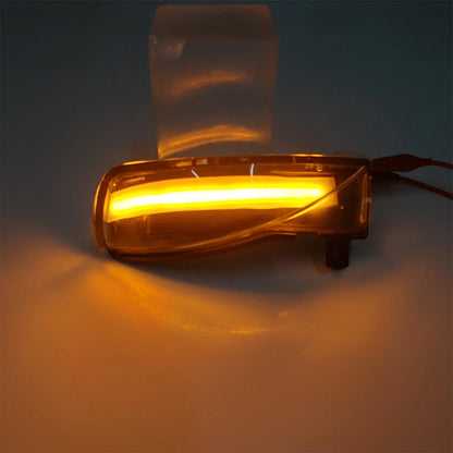 Clear Side Mirror Turn Signal Lights for Mazda 3 BL 08-14, 6 GH 07-15 (08-15)