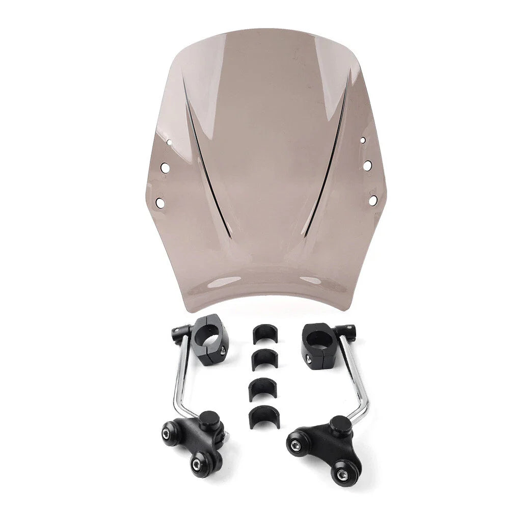 Tan Motorcycle Windshield Deflector for Universal Models