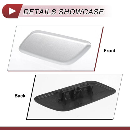 Front Left Washer Nozzle Cover for Lexus LX570 (2013-2015) - Silver Tone 1 x