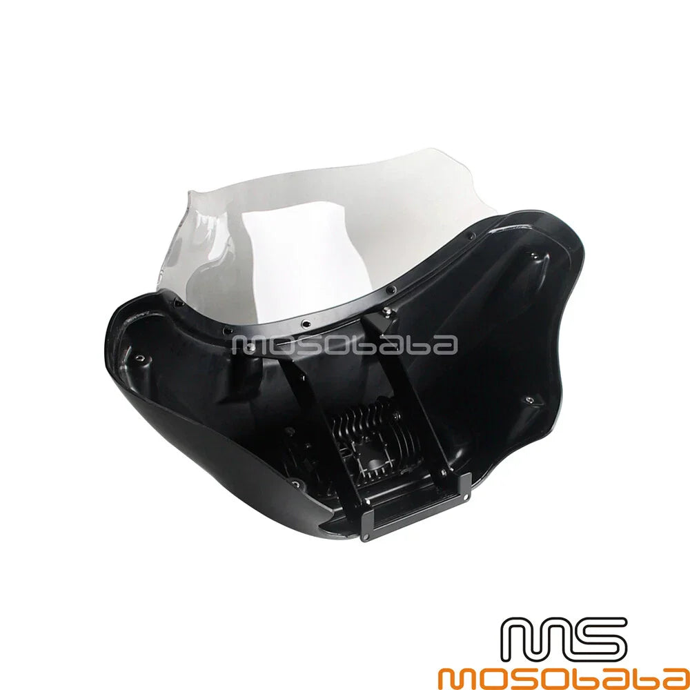 Headlight Fairing Windshield + LED Headlamp for Harley Softail FXFBS (2018-2023)