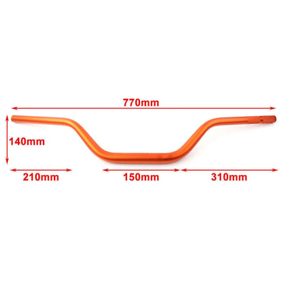 28MM Mid Handle Fat Bars for Dirt Pit Bike Motorcycle ATV MX Red