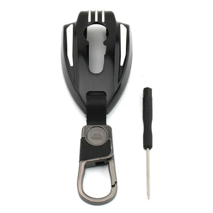 Black Moto Key Case Cover for BMW R18 Classic Bagger (2020-2023)