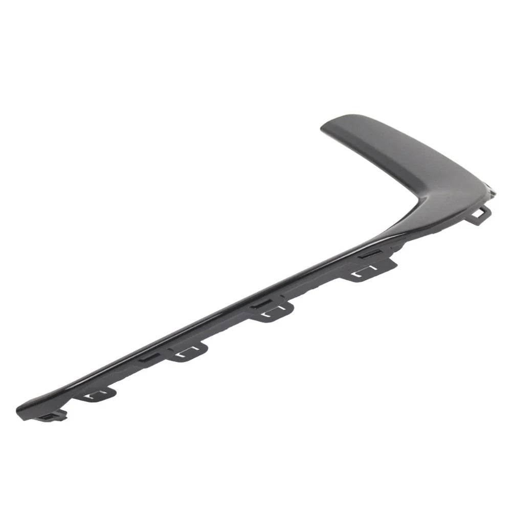 Left Front Bumper Side Molding Trim Glossy Black for Audi A6 C8 S6 (2019-2024)