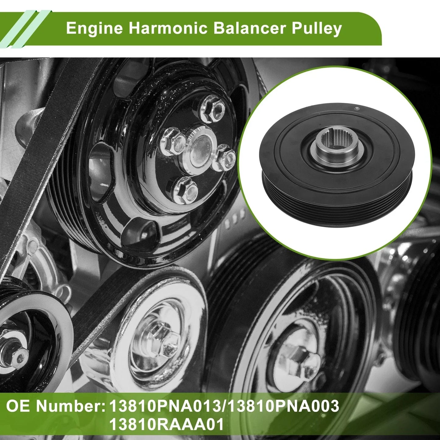 Harmonic Balancer Crankshaft Pulley for Honda Element (2003-2011)