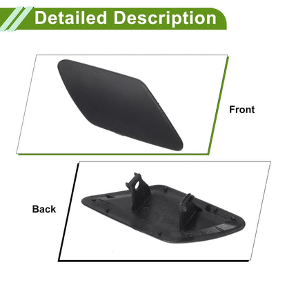 Washer Nozzle Cover for Porsche Cayenne 958 (2011-2018) Unpainted