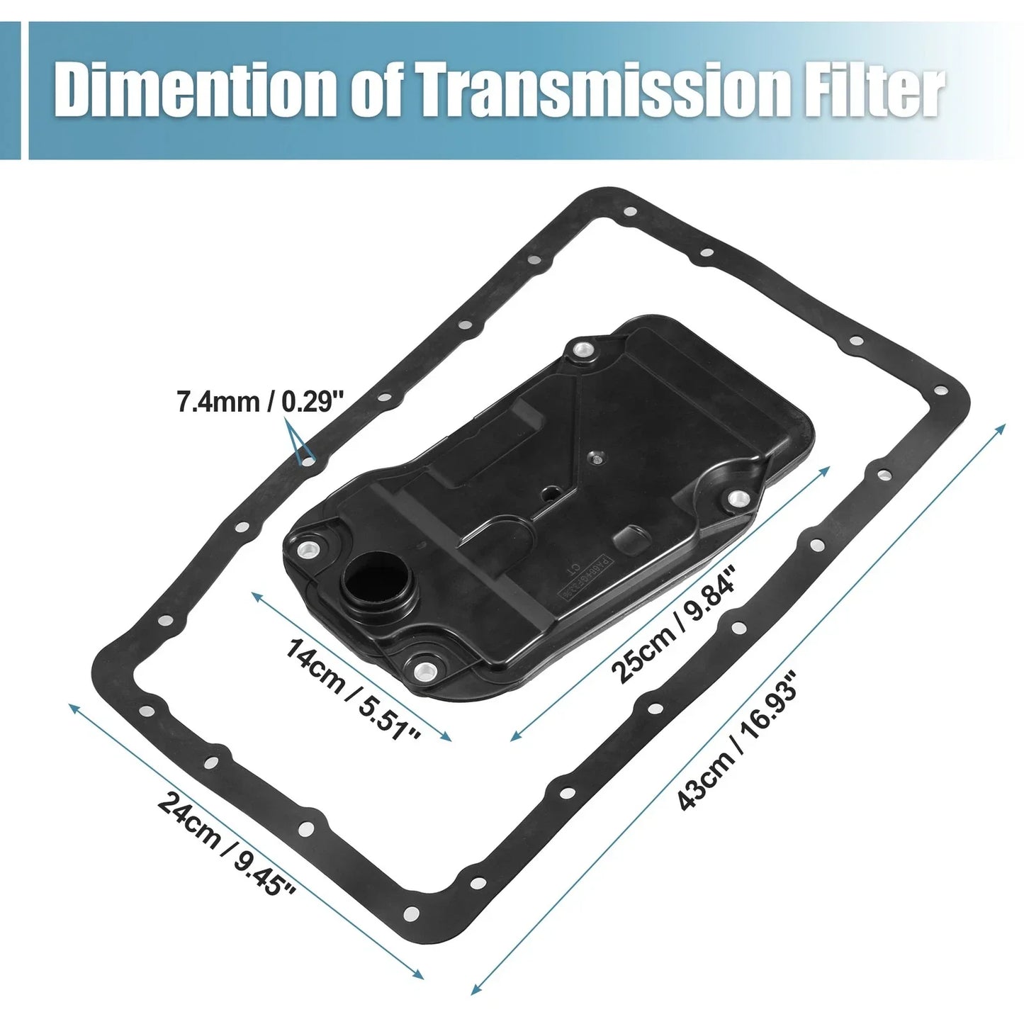 Transmission Filter Oil Pan Gasket Kit for Lexus IS250 (2006-2013)