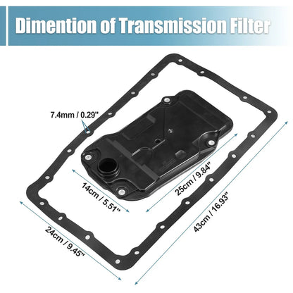 Transmission Filter Oil Pan Gasket Kit for Lexus IS250 (2006-2013)