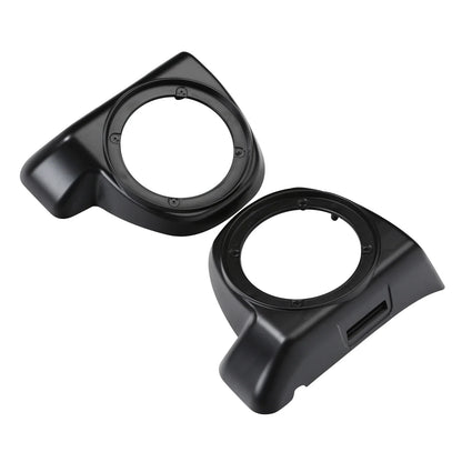 6.5" Lower Fairings Speaker Pods for Harley Road Glide (2014-2024) Black Denim
