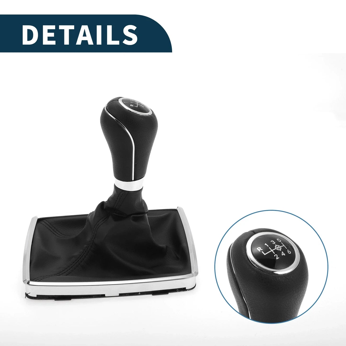6 Speed Gear Shift Knob & Cover for Mercedes-Benz C-Class (2007-2021)