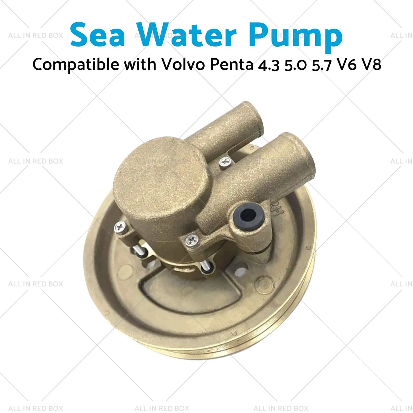 Raw Sea Impeller Water Pump for Volvo Penta 4.3 5.0 5.7 V6 V8