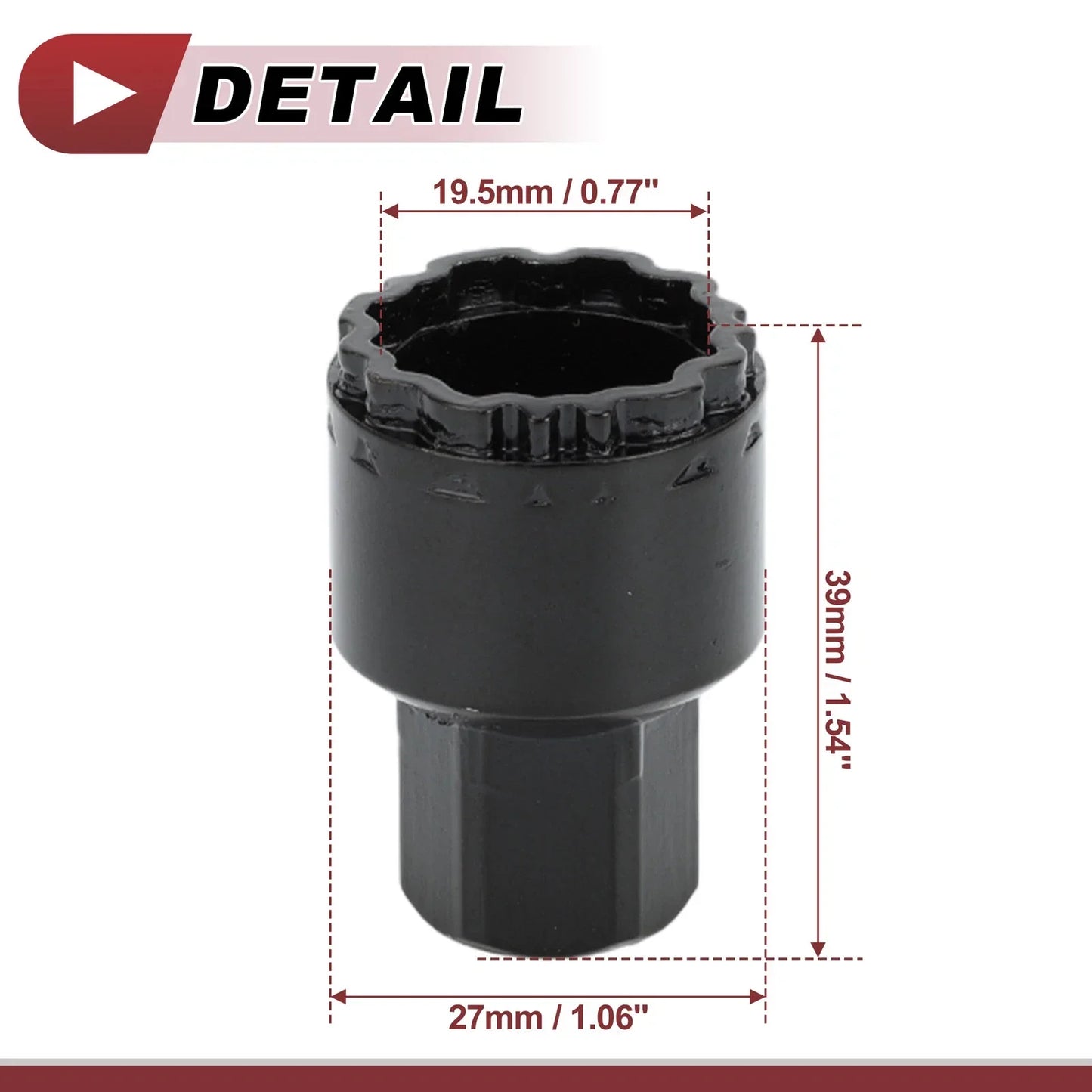 Wheel Lock Lug Nut Anti-theft Key Socket for Mercedes Benz GLE450 GLS350