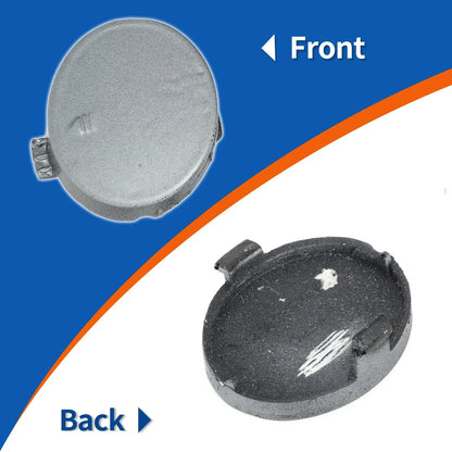 Rear Side Bumper Tow Hook Cover for Mercedes-Benz (2008-2012) Dark Silver