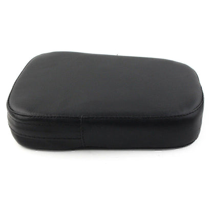 Black Motorcycle Sissy Bar Backrest Cushion Pad for Harley Chopper