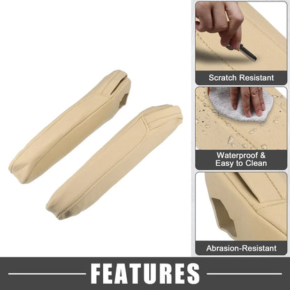 Car Armrest Covers for Honda Odyssey (Light Brown)