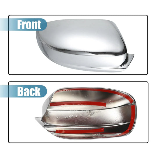 2 x Chrome Plated Full Mirror Cover Caps for Dodge Charger (2011-2022)