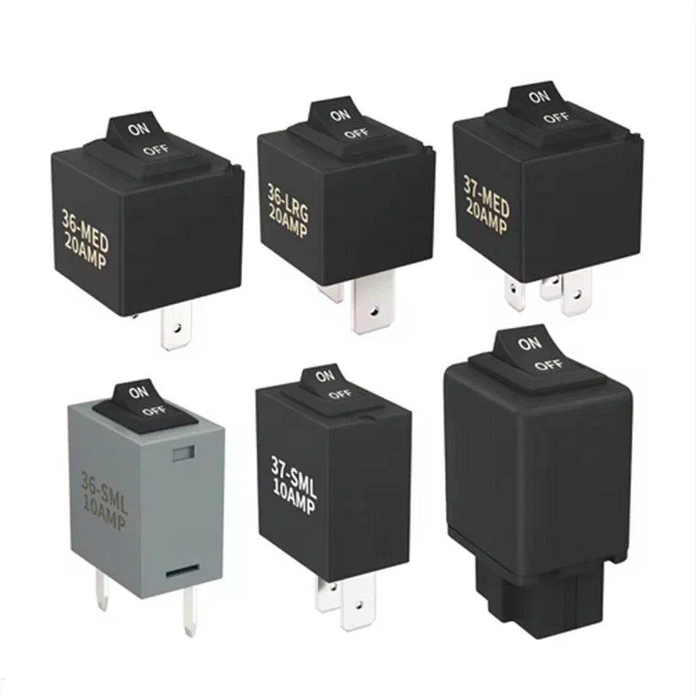 6 x 12V Fuel Pump Relay Switch Kit for Cars (Various Years)