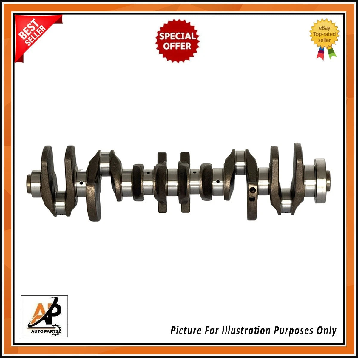 Forged Crankshaft OEM Replacement for BMW N55 3.0L 135i 740i (2011–2019)