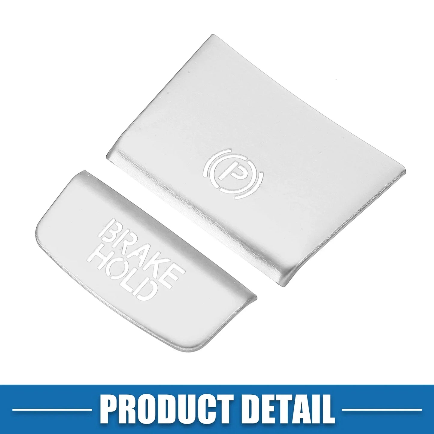 2 x Handbrake Button Stickers with Adhesive Covers for Honda HR-V (2016-2023)