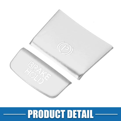 2 x Handbrake Button Stickers with Adhesive Covers for Honda HR-V (2016-2023)