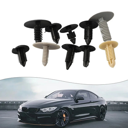 100pcs Rivet Body Boot Linings Bumper Engine Covers Fastener Hold Carpet