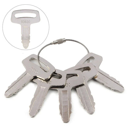 5 x Ignition Keys for Kubota Excavator Loader Generator