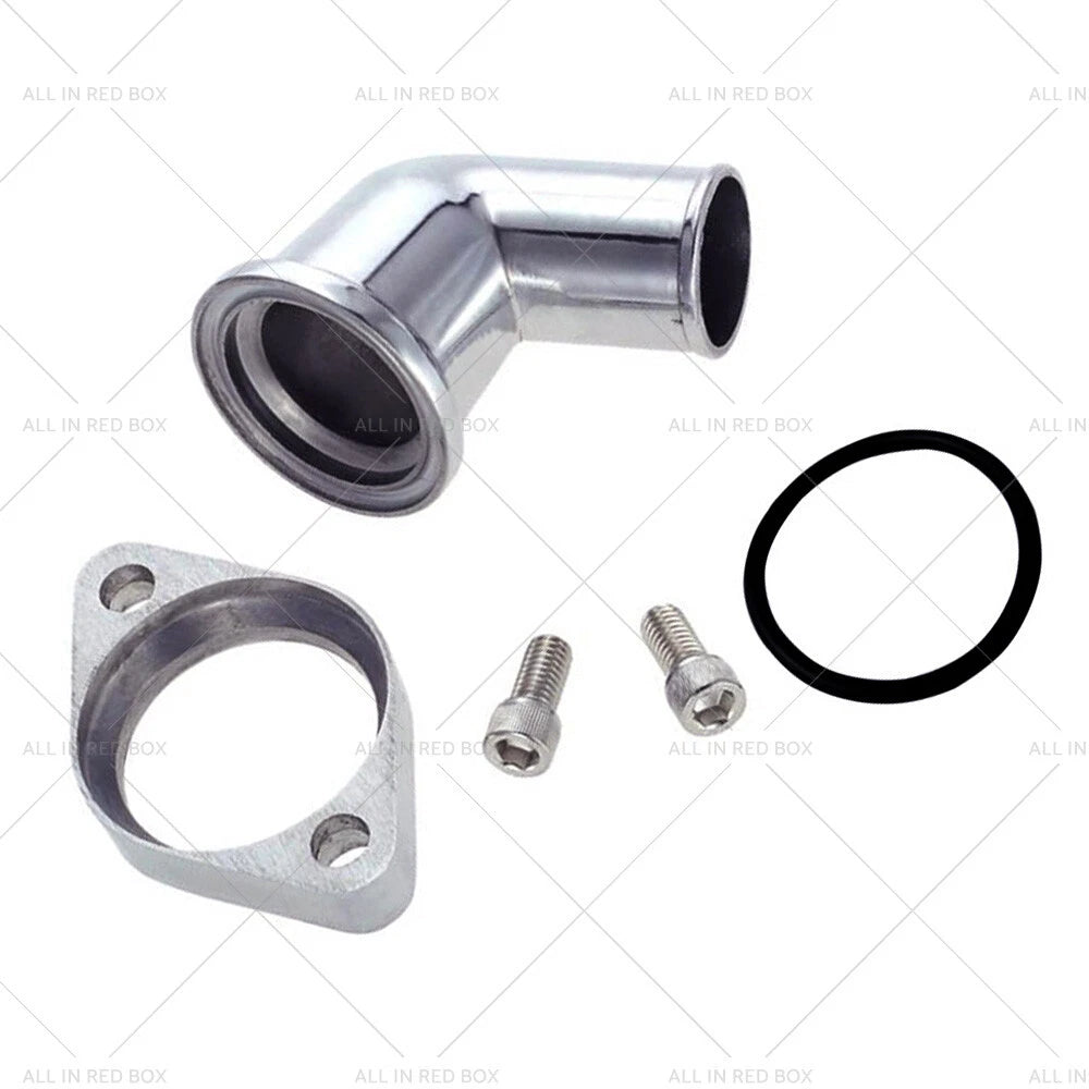 Polished Swivel Thermostat Housing Water Neck for Chevy Engine