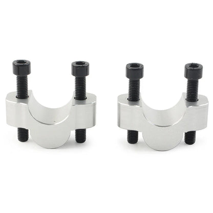 Silver Handlebar Risers Clamp Adapter for Yamaha Tenere 700 (2019-2023)