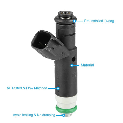 8 Pcs Fuel Injector Nozzles for Dodge Dakota Durango 2.5L-5.9L (2000-2004)