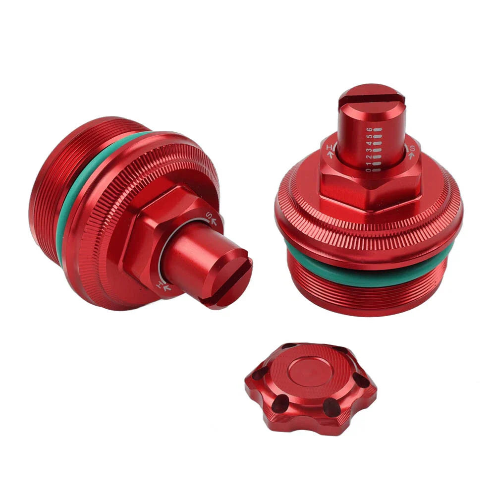 Red Adjuster Fork Bolt Cap Screw for Yamaha YZF-R3 MT-03 (2019-2023)