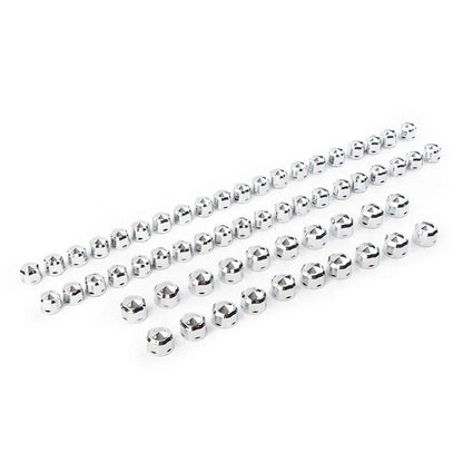 Chrome Engine Bolt Caps Cover for Harley Road Street Glide Softail (2006-2023)