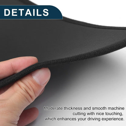 Car Door Anti Kick Pad Sticker Protector for Honda Civic (2012) - Black Set