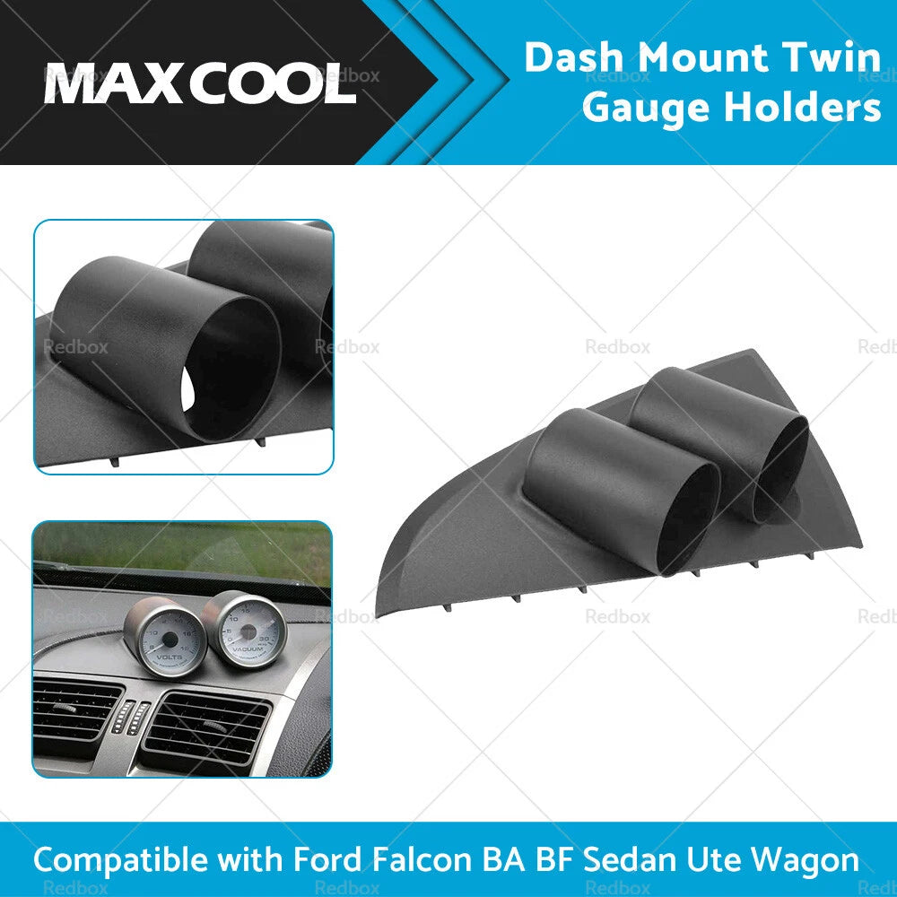 52mm Twin Gauge Dash Mount Holder for Ford Falcon BA BF (2002-2008)