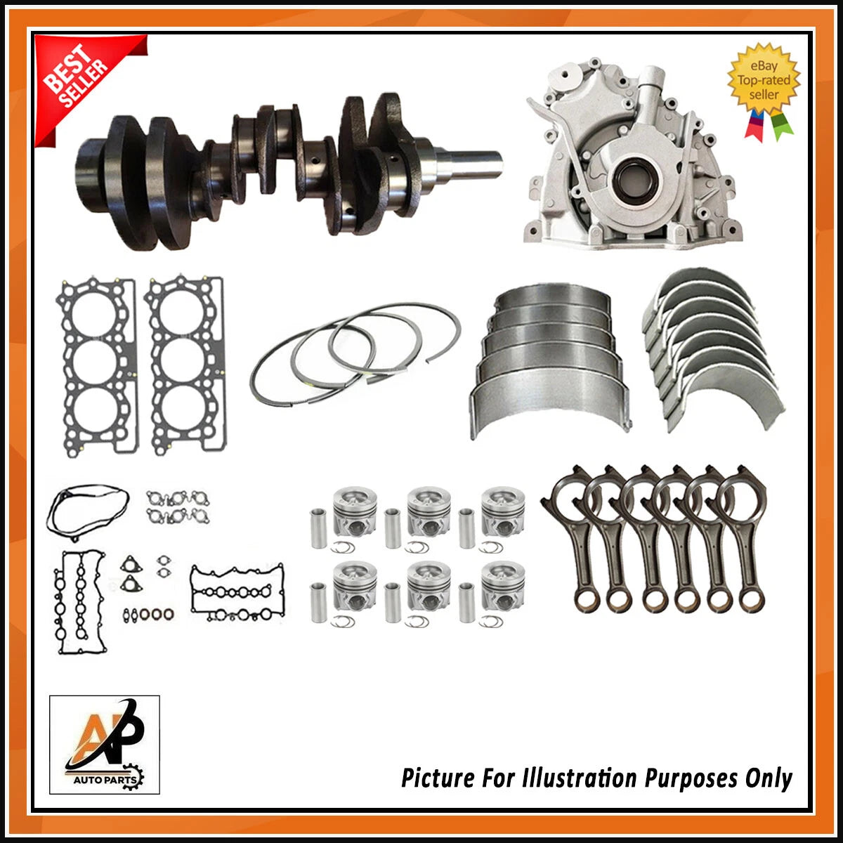 Crankshaft Replacement and Rebuild Parts for Land Rover Discovery (2005–2014)