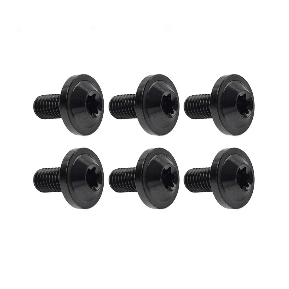 6 x Universal Titanium M5x15mm Torx Head Bolts for Bike Motor