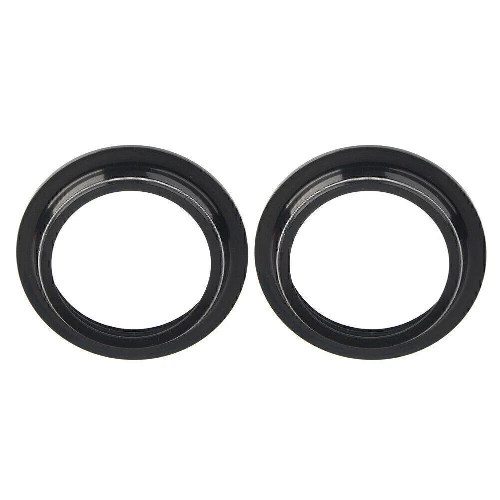 Black Dust Seals for Motorcycle Front Fork Damper Shock Absorber 41X53MM