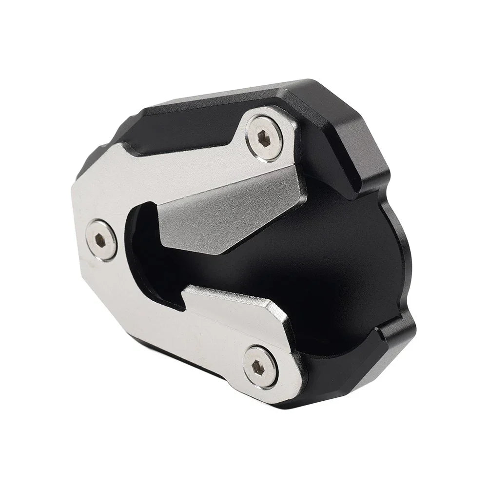 Black Foot Extension Side Stand Enlarger Plate for Tiger 900 RALLY GT (2020-2023)