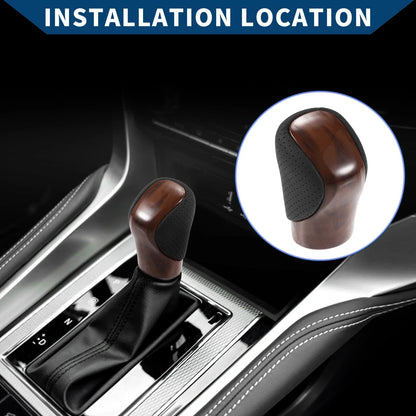 Automatic Gear Shift Knob for Lexus ES300h (2013-2023) Black Plastic Shifter