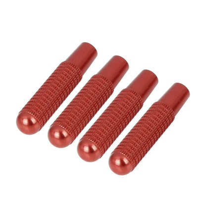 4 Pcs Aluminum Alloy Door Lock Knob Pins Red for Mercedes-Benz