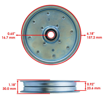 Deck Pulley Replacement for John Deere Z530R Z730M Z760R (2019–2024)