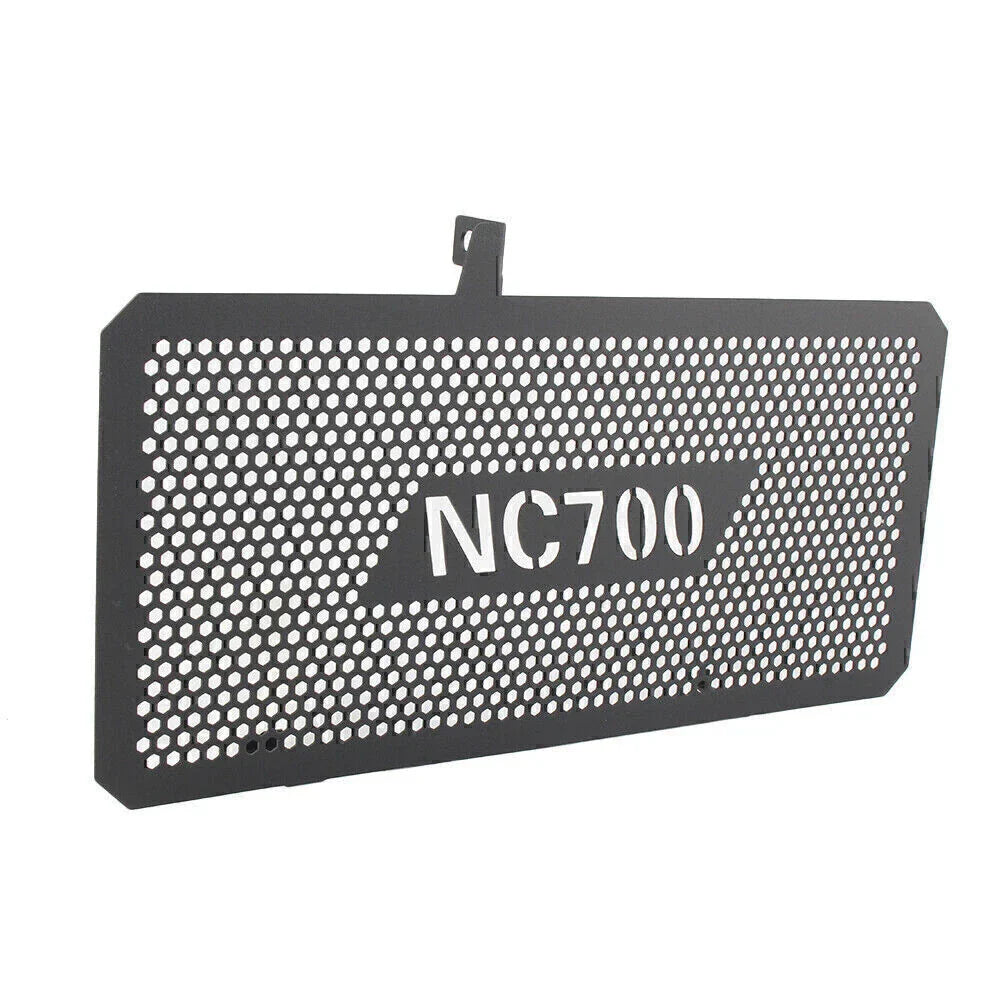 Black Front Radiator Engine Cooler Grill Cover for Honda NC700X NC700S (2012-2018)