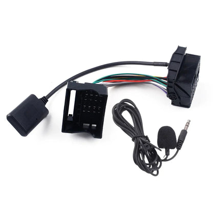 Bluetooth Aux Audio Cable Adapter & Microphone for BMW E85 E86 Z4 E83 X3