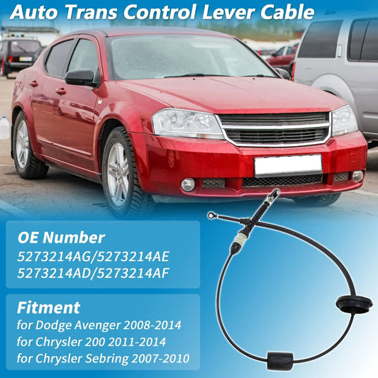 Auto Trans Gear Shifter Cable for Dodge Avenger, Chrysler 200 (2011-2014)