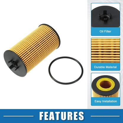 Engine Oil Filter with O Ring for Chevrolet Aveo 1.6L (2004-2011)